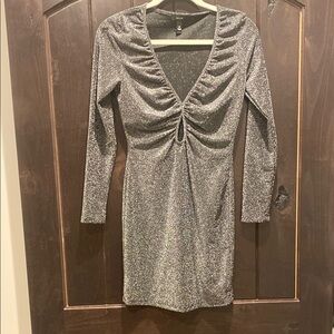 Elegant Silver Dress